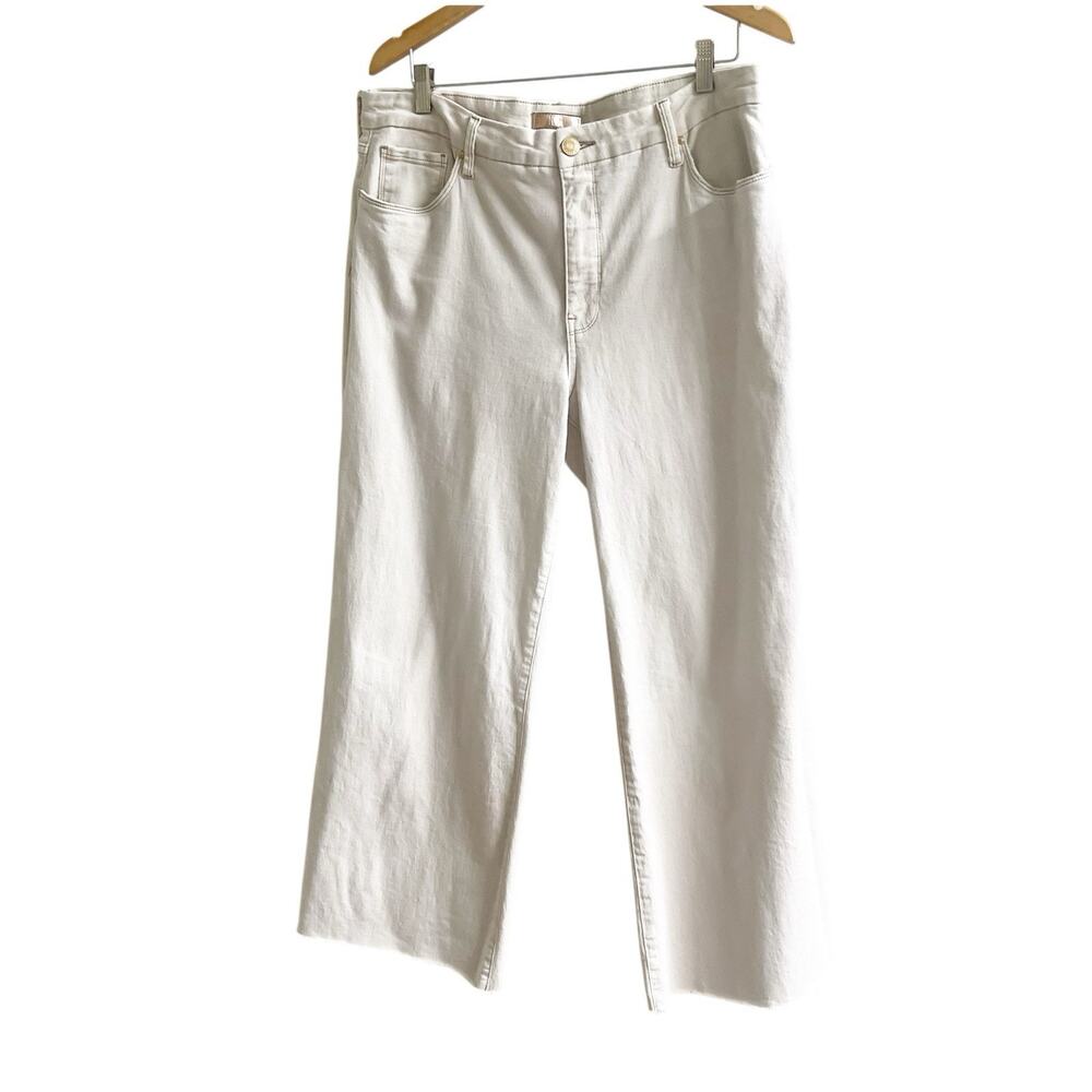 Kut from the Kloth Straight Leg Jeans in Off-White